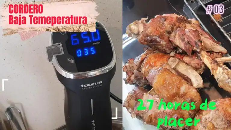 Cordero a baja temperatura