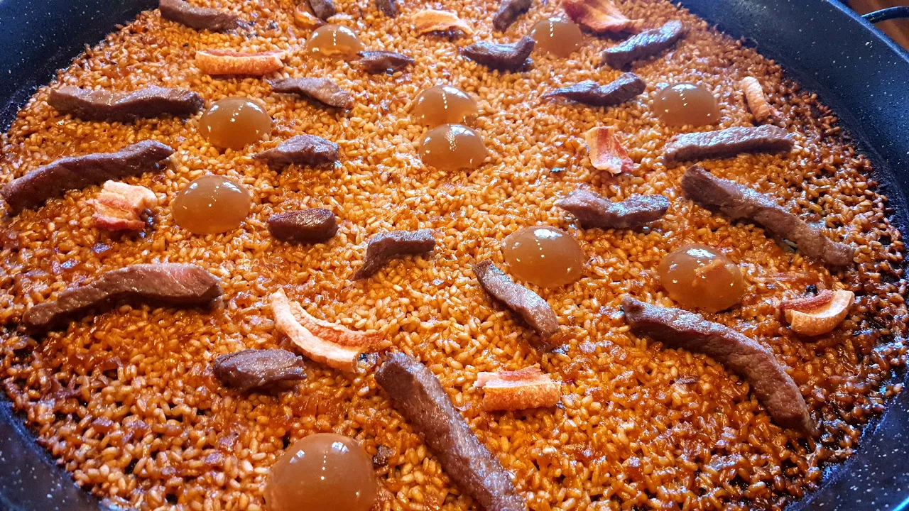 paella de secreto ibérico